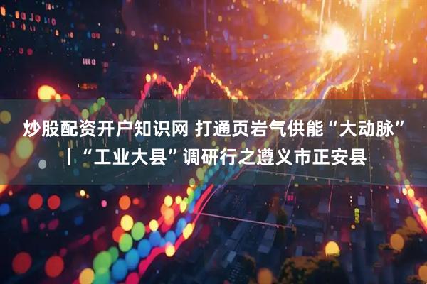 炒股配资开户知识网 打通页岩气供能“大动脉”丨“工业大县”调研行之遵义市正安县